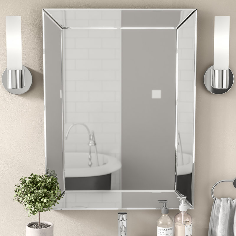 Rectangle Silver Vanity Wall Mirror & Reviews Joss & Main
